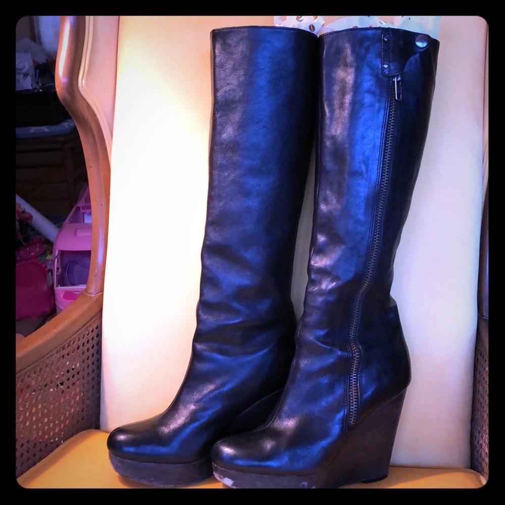 Coach Platform Boots